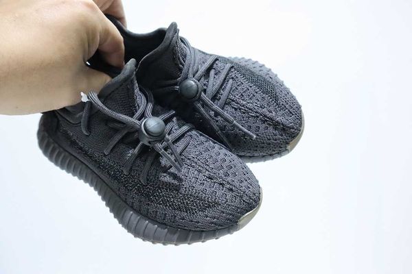 

2023toddler kids boys designer 3m static running shoes sneakers mono ice cinder yecheil beige dark beluga dazzling blue cream, Black