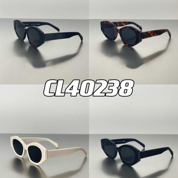 

blue light glasses designer sunglasses lunette luxe recommend fashion triomphe sunglasses cl40238 vintage sunglasses uv400 eyeglass, White;black