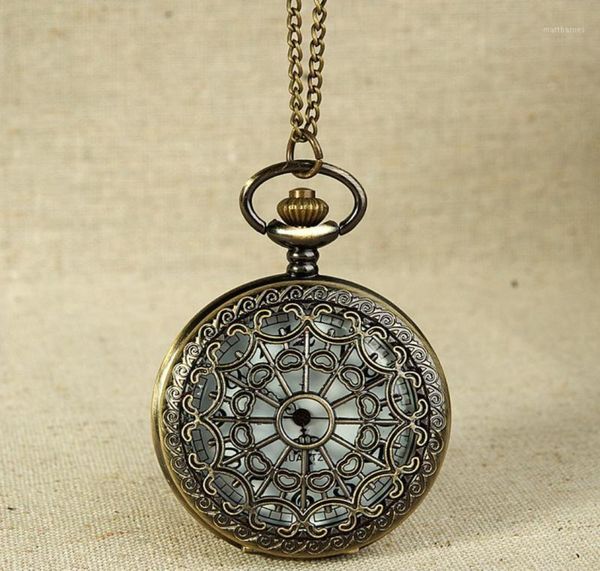 

pocket watches fob vintage bronze tone spider web design chain pendant life waterproof men039s watch birthday anniversary gift 1100133, Slivery;golden