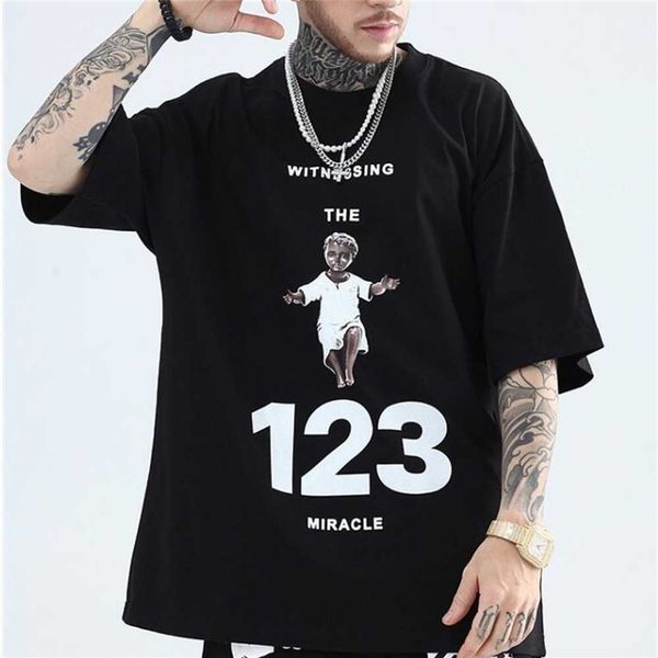 

tee short sleeve street loose large men's women's casual t-shirt 2so1, White;black