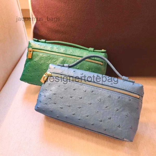 

luxury loro piana extra pocket l19 clutch trunk bag womens mens genuine leather travel bags tote shoulder hand bag designer fashion pouch cr