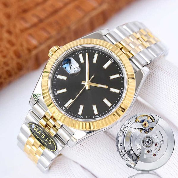 

original jason007 watch men ice out watchs mens watches diamond lady datejust 41mm automatic mechanical movement 3135 904l steel case jubile, Slivery;golden