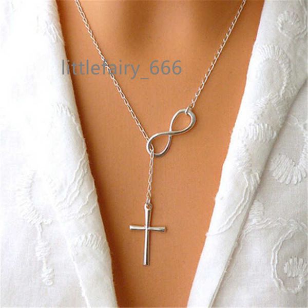 

simplicity fashionable silver personalised cross necklaces for women