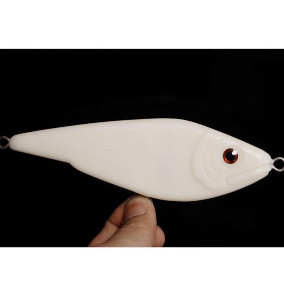 

gyfishing 5 pcs unpainted fishing pike muskie suspending glide jerk baits hard lures 150mm65g9464588