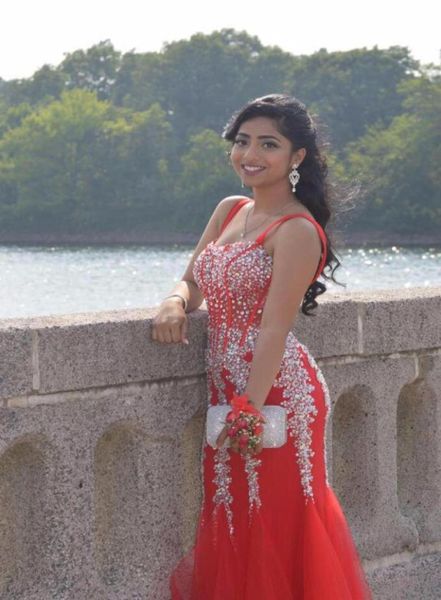 

red elegant mermaid prom dresses 2016 spaghetti strap tulle robe de soiree with sequins women formal evening pageant gowns3419337, Black