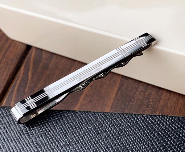 

tie clip titanium steel metal fashion steels silver ties pins bar buckle pin with box4251670