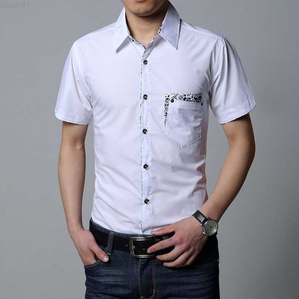 

men's casual shirts plus size 8xl 7xl 6xl summer breathable men polo shirt with pocket short sleeve casual mens solid white purple cami, White;black