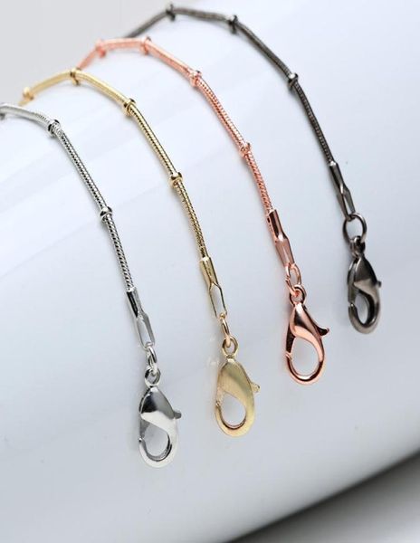 

24 inch 1.2mm chain necklace rose gold/gold/silver/black fashion jewelry chains silver necklaces chains plain chain accessories5161527