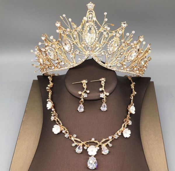 

luxury princess 2019 wedding bridal tiara rhinestone head pieces crystal bridal headbands hair accessories gold silver evening par7232669