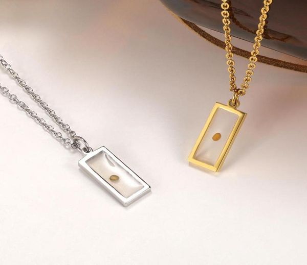 

pendant necklaces real mustard seed necklace stainless steel chain faith for christian inspirational jewelry gift collier femme 202819317, Silver