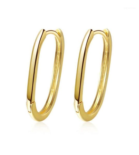 

stud 925 sterling silver earrings for women geometric men gold earring fashion korea jewelry 2021 14749824, Golden;silver