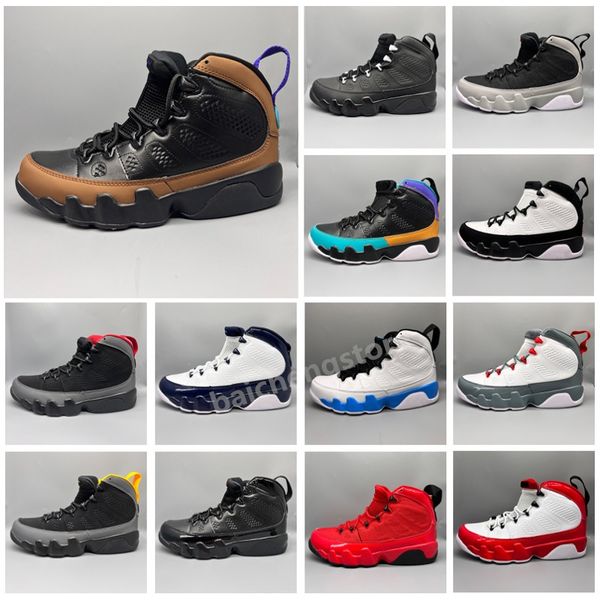 

jumpman 9 og men basketball shoes 9s fir red particle grey racer university blue gold bred patent anthracite light olive concord mens traine, White;red