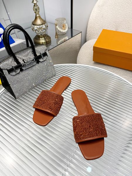 

womens designer slipper slides sandal summer sandals shoes men classic brand beach slides 0709, Black