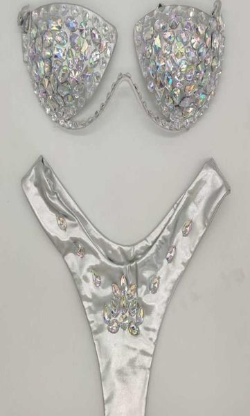 

2021 venus vacation women bikini set rhinestone diamond swimwear bling stones summer bathing suit swimsuit biquini1796377