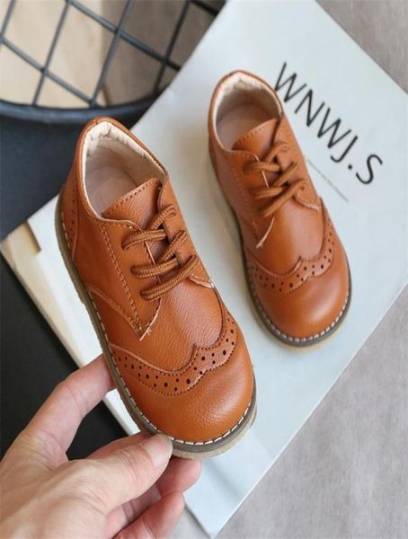 

spring autumn children leather shoes for boys girls casual kids soft bottom outdoor baby sneakers 2205254035179, Black;red