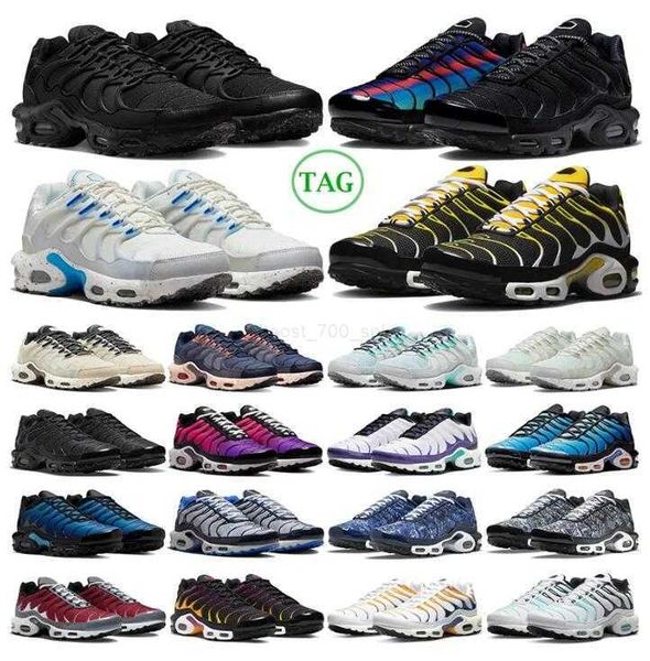 

tns plus tn mens airs running shoes grey yellow orange blue fury pink fade triple black white off womens trainers sneakers casual shoes 40-4
