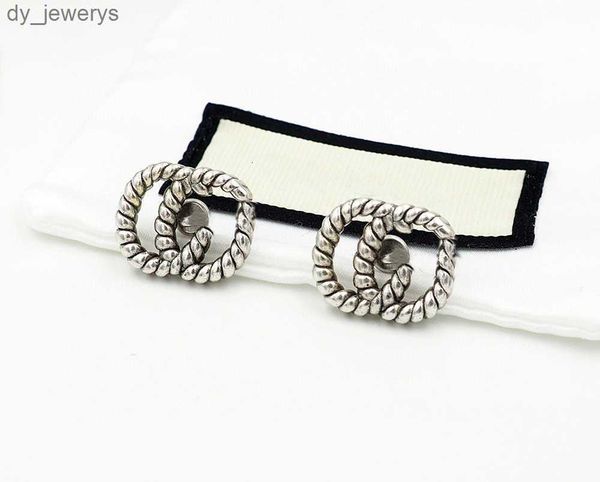 

designer fashion hoop antique silver earrings ladies party wedding couple gift jewelry engagement belt box, Golden;silver