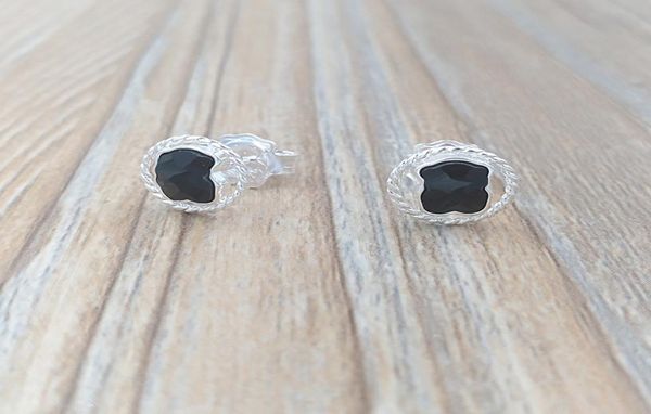 

stud bear jewelry 925 sterling silver earrings fits european jewelry style gift andy jewel 8154338303005325, Golden;silver