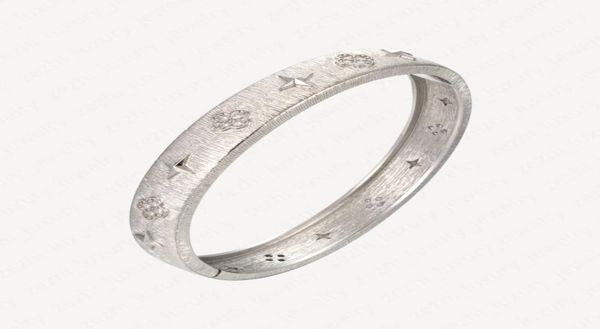

classic retro charm bracelets women 18k white gold plated diamond bangle bracelet christmas gift fashion engaged accessories with 9770210, Golden;silver