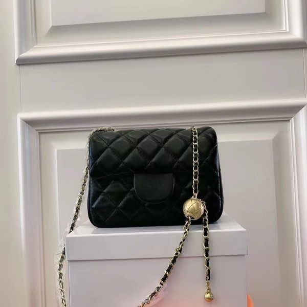 

designer bag shoulder bags crossbody bag woman handbags crossbody metal chain clutch flap totes bag gold ball new style adjustment chain 5 c
