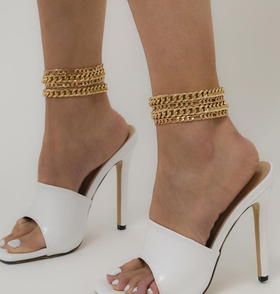 

designer jewelry iced out chains men women anklets hip hop bling diamond ankle bracelets gold silver cuban link fashion accessorie6729882, Red;blue