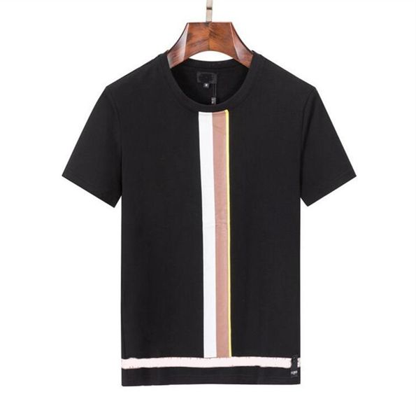 

2023 ss spring and summer latest round neck fashion short-sleeved t-shirt pure cotton fabric, skin-friendly and comfortable, durable and eas, White;black