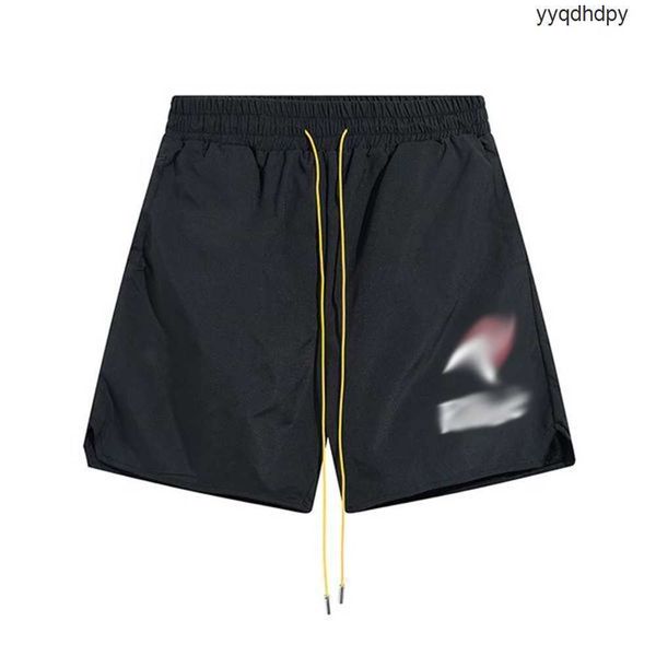 

mens shorts hip hop reflective classic letters casual sports mesh trousers summer beach swimming pants h4co, White;black