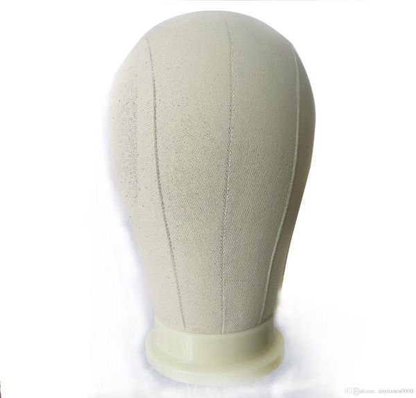 

21quot22quot23quot24quot25quot canvas block head wig stand mannequin head for hair extension wig making styling disp1283372, White