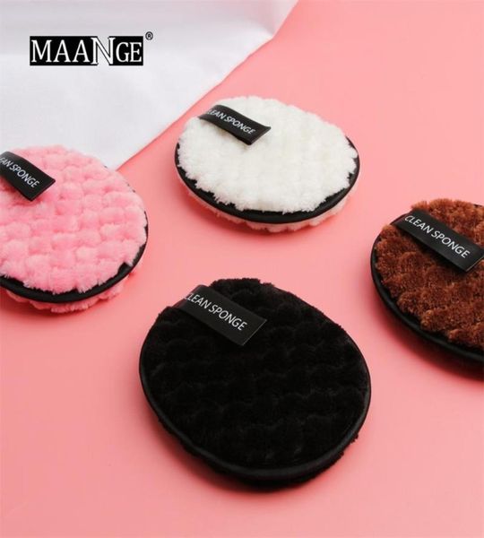 

face cleansing cloth pads plush puff fashion new soak the powder puff in water natural no chemicals zh1754227