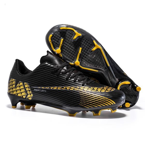 

dress shoes childrens soccer shoes turf training football boots teen football tournament shoes futsal court football boot 230714, Black