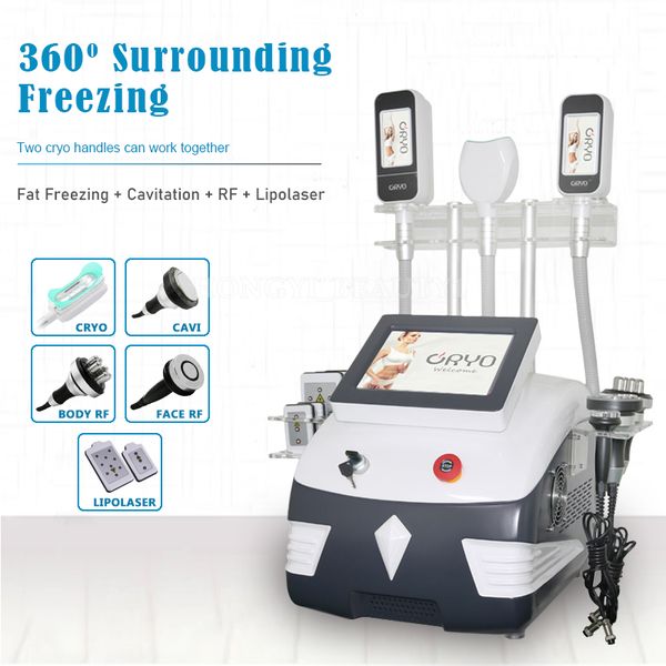 

cryolipolysis fat e slimming machine cryotherapy cellulite removal cavitation rf maquina de criolipolisis