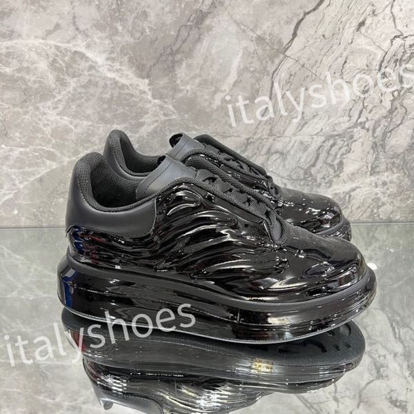 

luxurys mens platform sneakers women classic fully white shoes leather fashion platform shoes trendy designer casual shoes xsd221137, Black