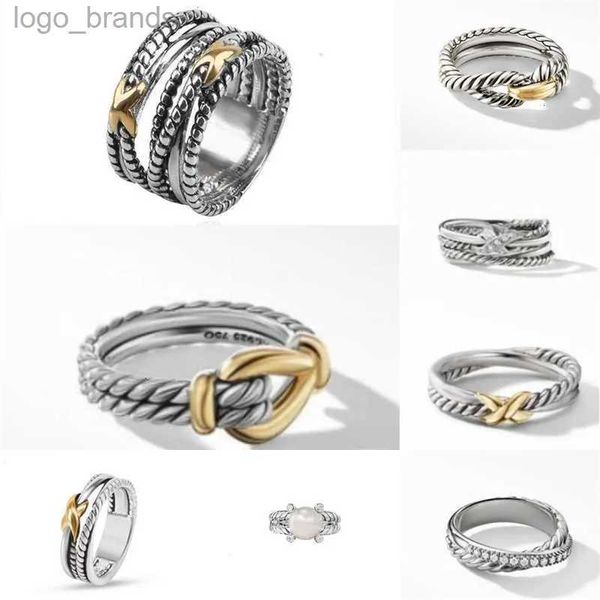 

designer ring rings twisted rings women braided men jewelry for cross classic copper ring wire vintage x engagement anniversary gift, Silver