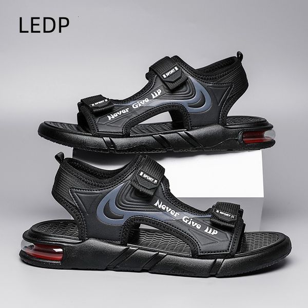 

slippers men's sandals summer beach in comfortable casual fashion breathable and versatile shoes s products 230714, Black