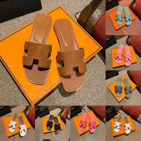 

platform women designer oran sandals leather slides fashion chypre flat mule ladies office slides luxurys rubber loafers slide ladies slippe, Black