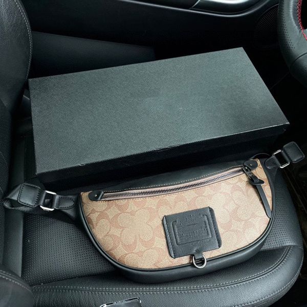

monster designer men waist bag leather league fanny pack bumbag nylon belt bags men chest packs shoulder crossbody wallet pouch sacoche size