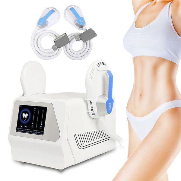 

sell portable two handles non invasive safe effective body contouring machine of ems muscle stimulator.