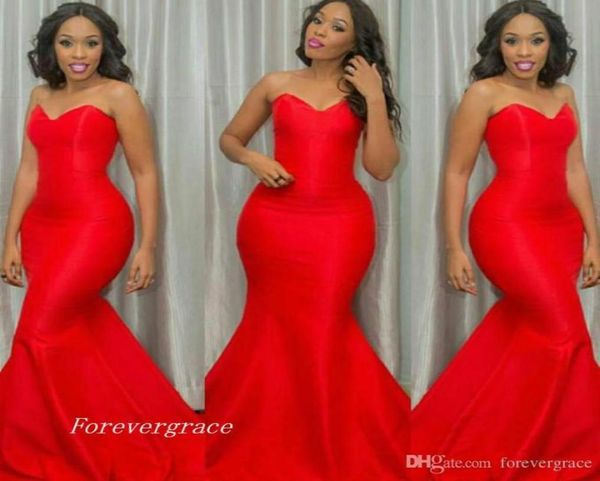 

2019 mermaid long prom dress sweetheart backless formal holidays wear graduation evening party pageant gown custom made plus size7177509, Black