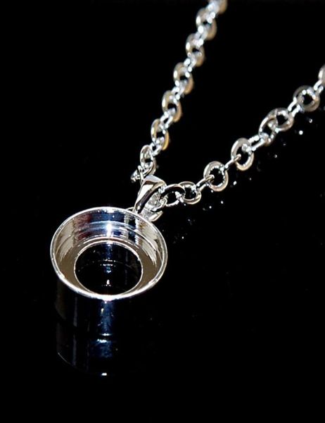 

diy chaininterchangeable1 round pendant immitation for kameleon necklace insert jewelpop not including 3009086, Silver