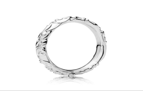 

rings real 925 sterling silver rose gold simple ring with logo original box fit pan wedding engagement jewelry for women w2022366000