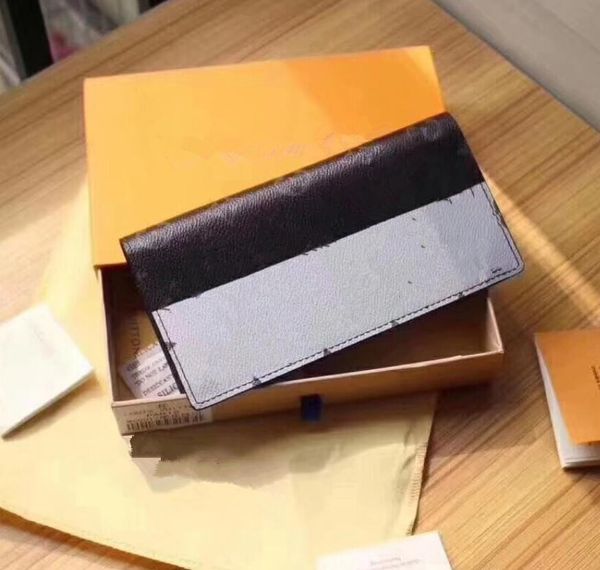 

designer bags classic multiple wallet color block letter mens long wallet suit clip wallet brand women short wallets coin purse card holder, Red;black