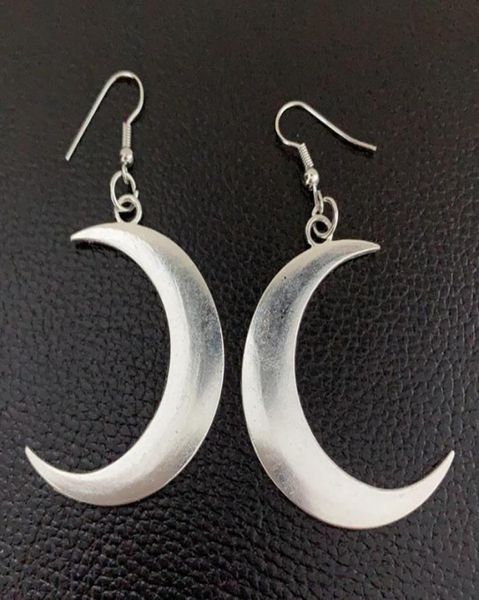 

gothic retro punk moon stud earring for women girl jewelry fine statement earrings pretty gift decoration5234517, Golden