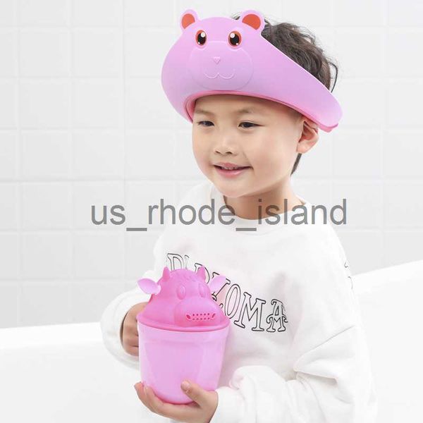 

shower caps children shower cap adjustable baby bathtoddler kids shampoo for children infant waterproof cap shower accessories x0715