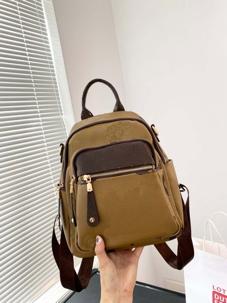 

backpack ladies 2023 new versatile color-blocking pvc anti-theft fashion trend backpack women's bag