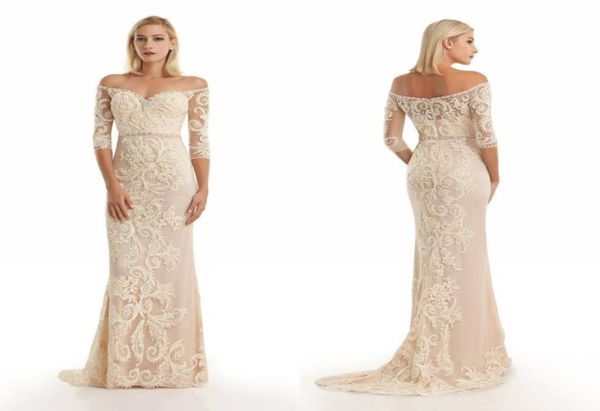 

elegant ivory sheath formal evening dresses v neck off shoulder half sleeve formal evening gown appliques beading sequined long pr9123169, Black;red