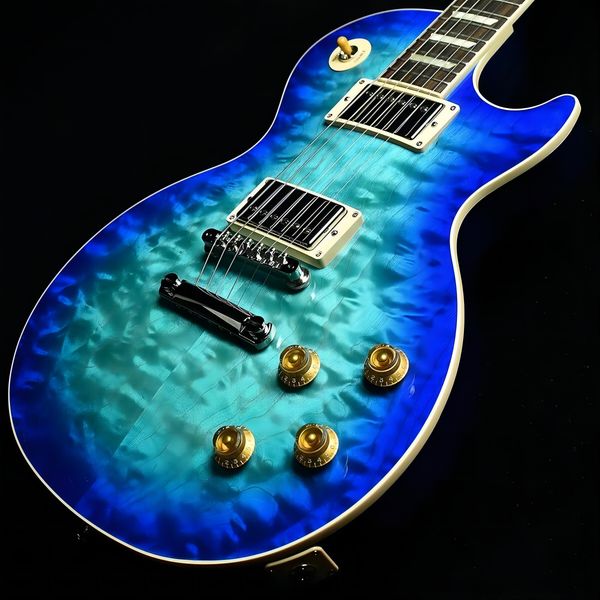 

goryo yuto paul standard trans blue burst lp electric guitar