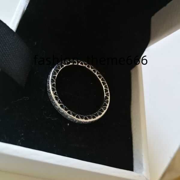 

sterling band 925 rings real silver cz diamond ring with original box fit pandora wedding ring engagement jewelry for women