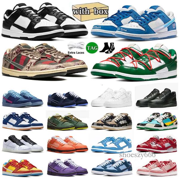 

sneaker with box panda low designer shoes casual man womens purple lobster blue triple pink why so sad strangelove dodgers black white