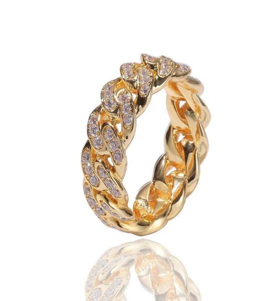 

wedding rings luxury man woman hip hop punk zircon ring cuban artist chain street exaggerated for women men link w3y84805163, Slivery;golden
