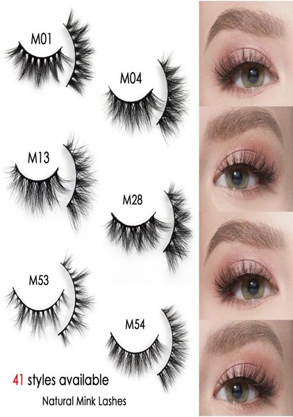 

new 3d mink eyelashes natural short mink eyelashes lashes wispy eye lashes maquillaje fake lashes makeup8969291